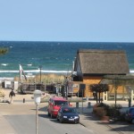 Blick vom Südbalkon auf die Ostsee