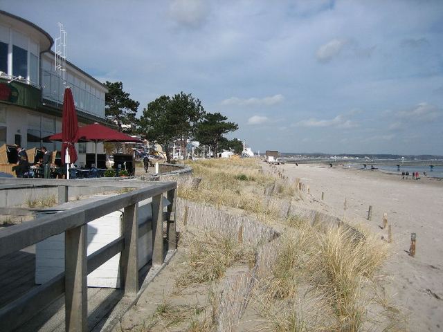 Bistro, Düne und Strand
