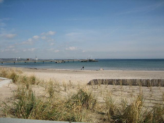 Blick über die Düne auf die Ostsee