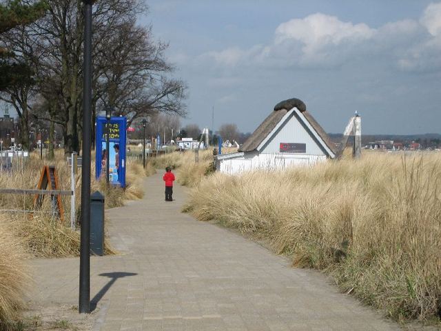 Die Dünenhäuser an der Seebrücke